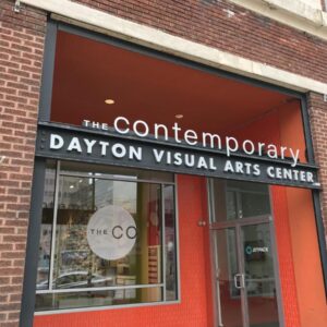 A picture of the outside of The Contemporary.
