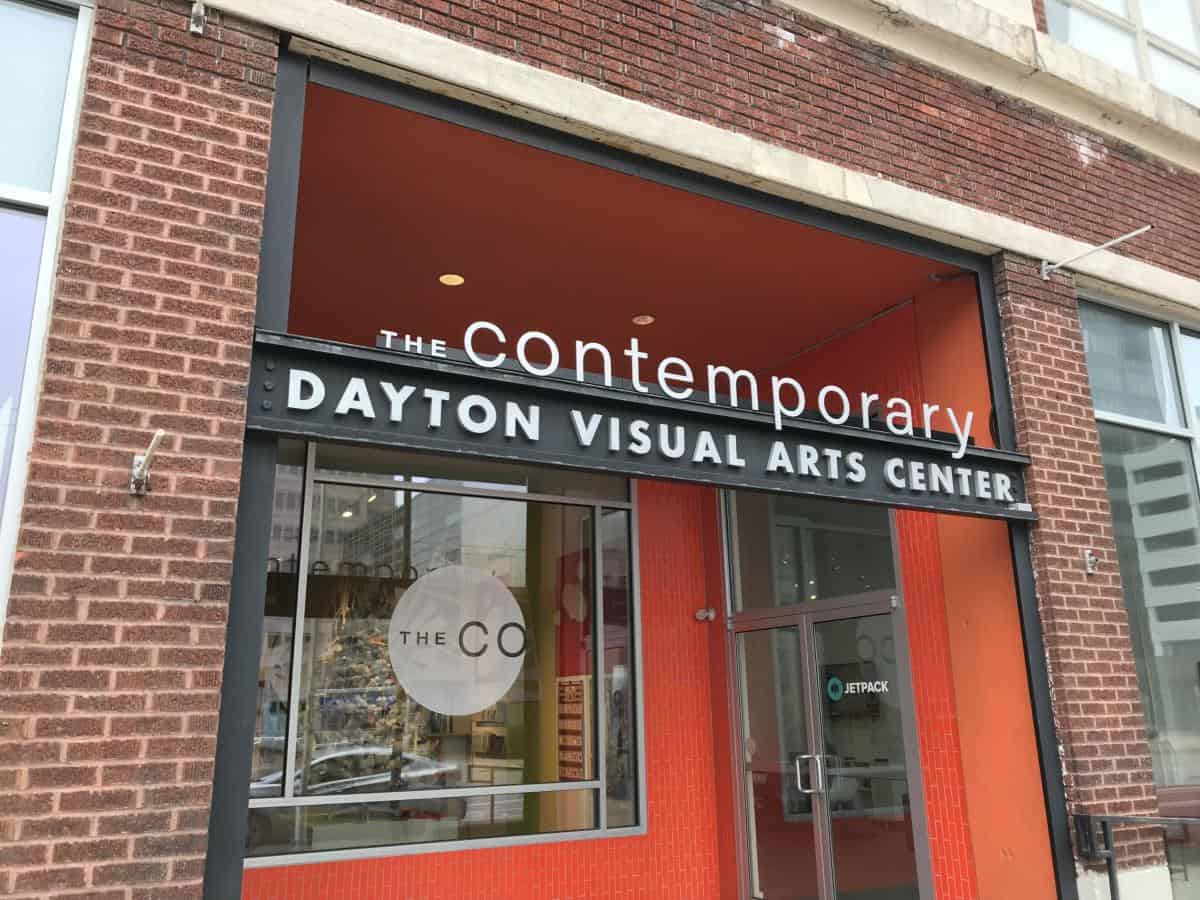 A picture of the outside of The Contemporary.